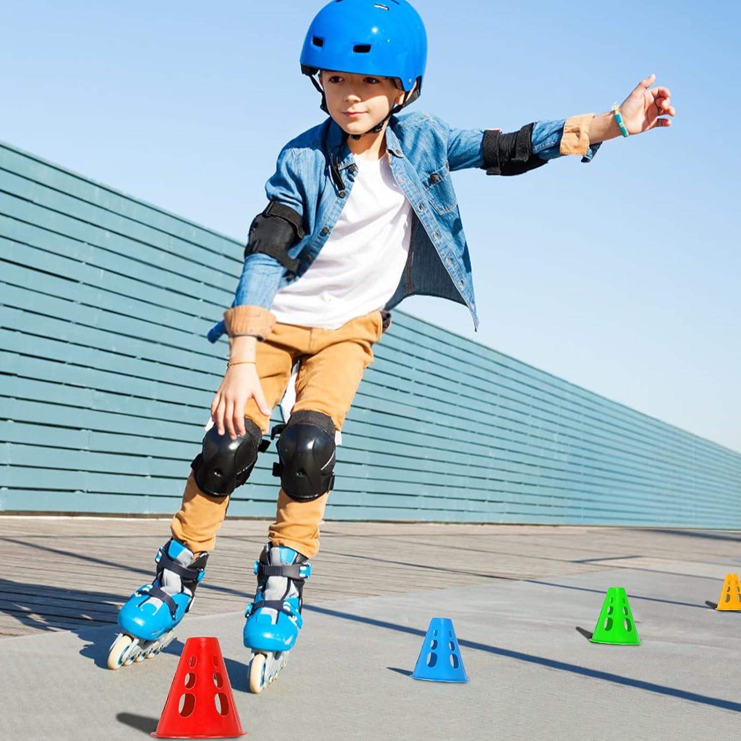 Conos Mini Deportivos Jucoan - Paquete de 50, 7.6 cm, Colores Brillantes