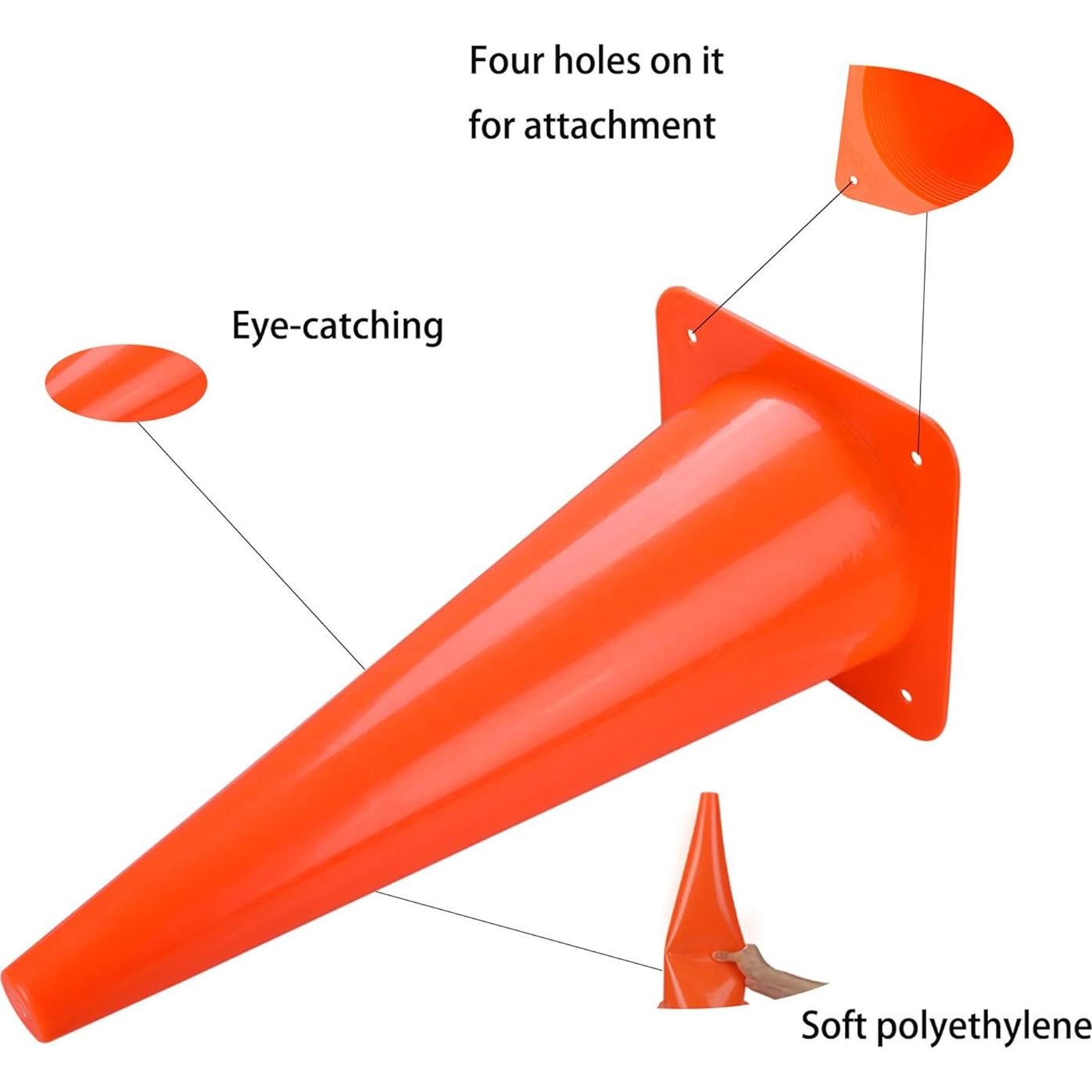 Conos de Tráfico de 45.72 cm Alytree - 5 Colores