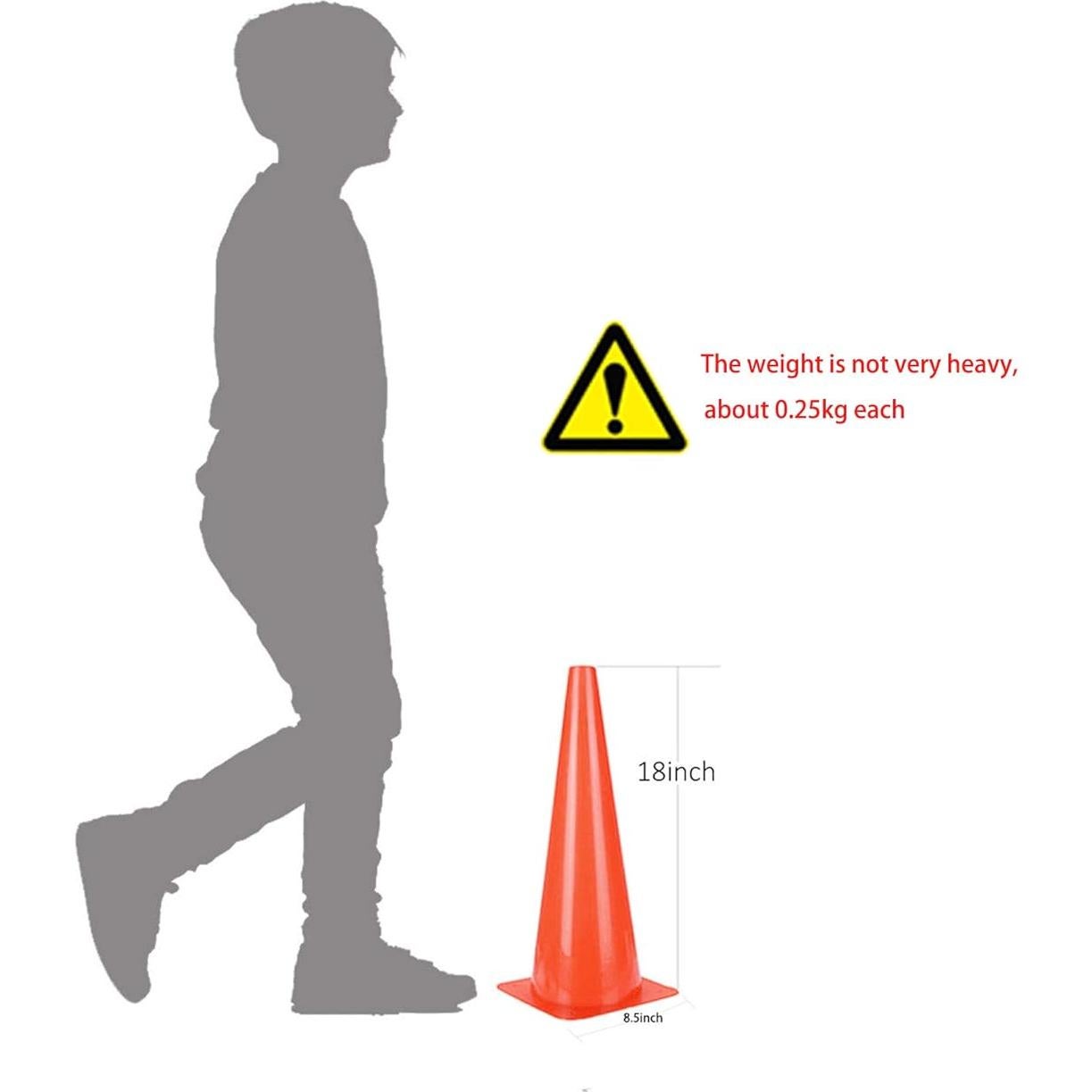 Conos de Tráfico de 45.72 cm Alytree - 5 Colores