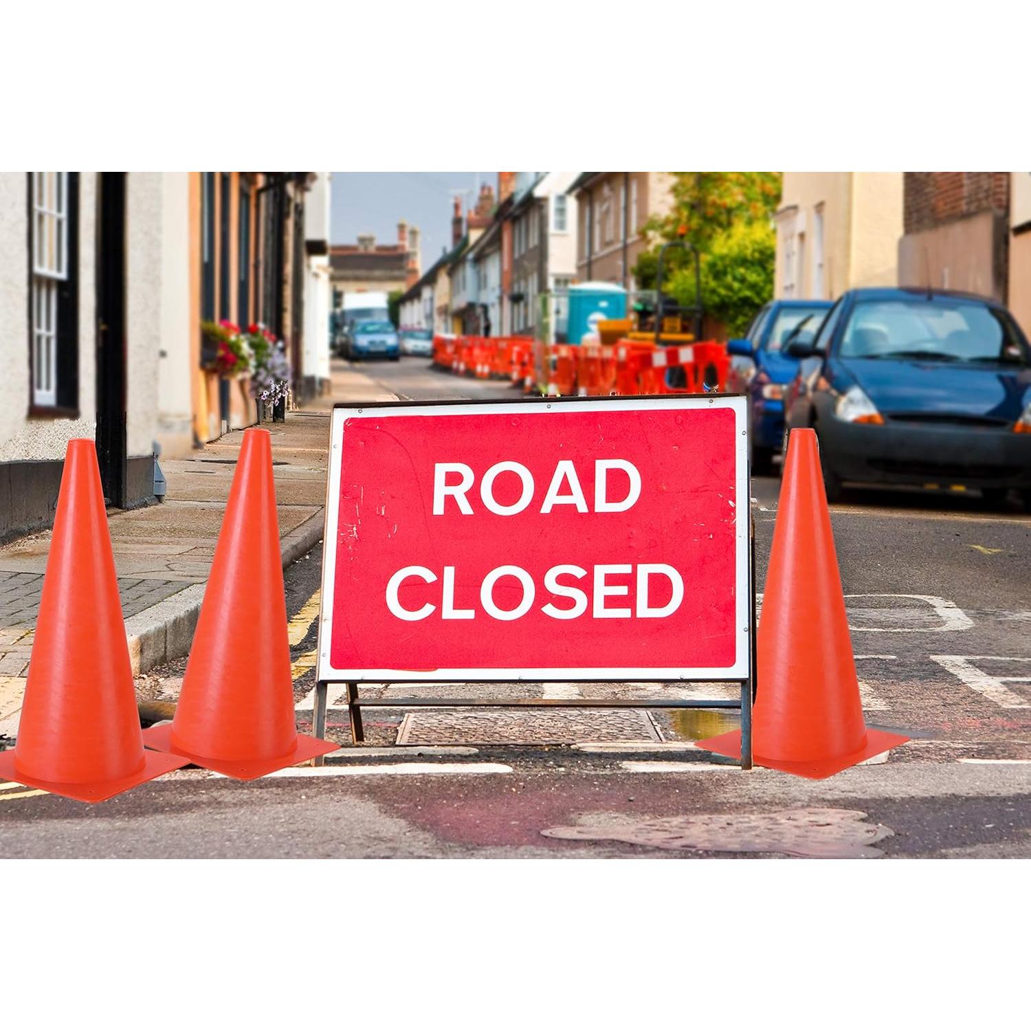 Conos de Entrenamiento Deportivo Alyoen 30 cm Naranjas - Paquete de 10