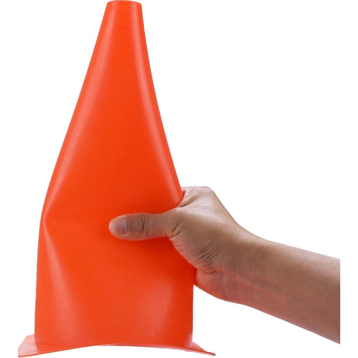 Conos de Entrenamiento Deportivo Alyoen 30 cm Naranjas - Paquete de 10