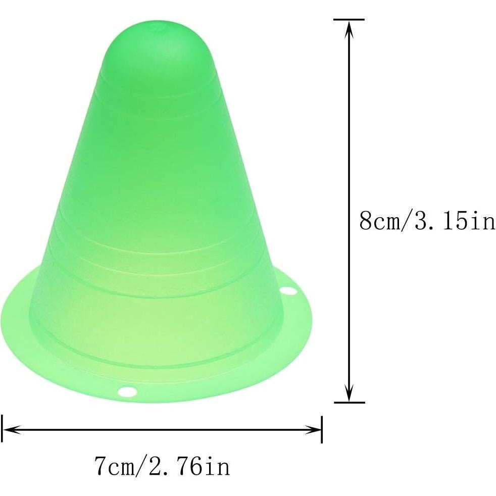 Conos de Marcado RLECS 20 Pcs para Patinaje Entrenamiento