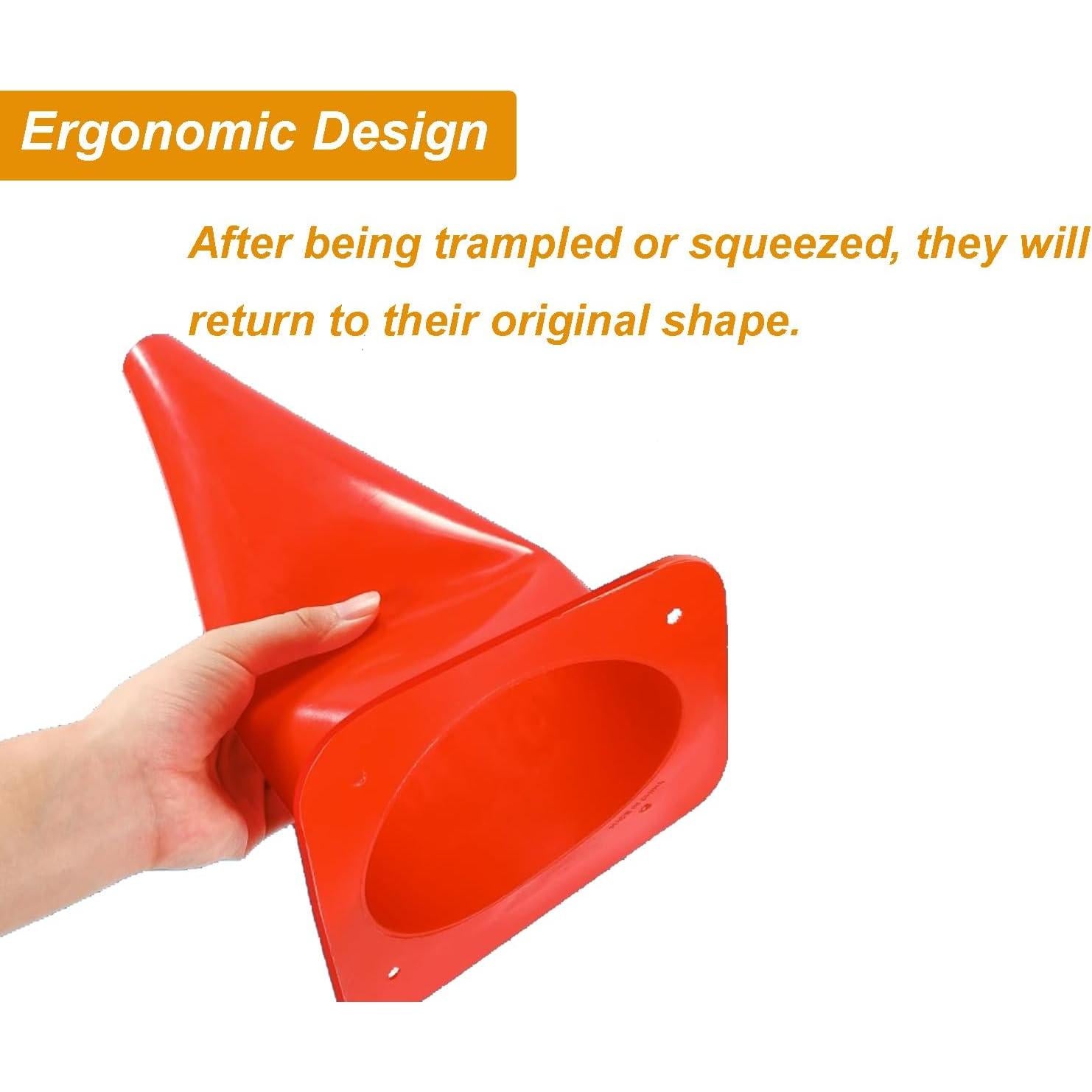 Conos de Entrenamiento de Agilidad AphroLin - 12 Piezas 17.78 cm