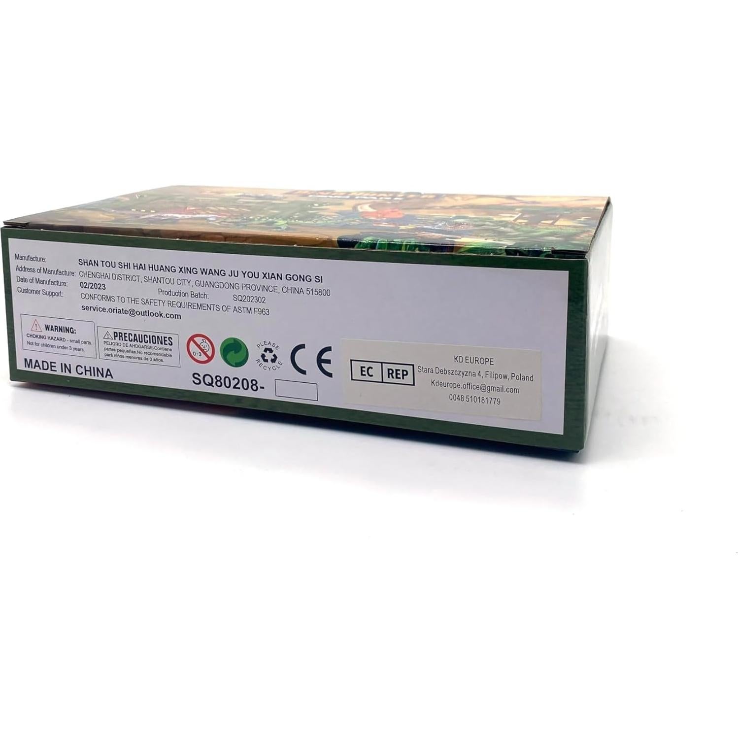 Set de 12 Figuras de Dinosaurios Oriate con Cercas 10 cm