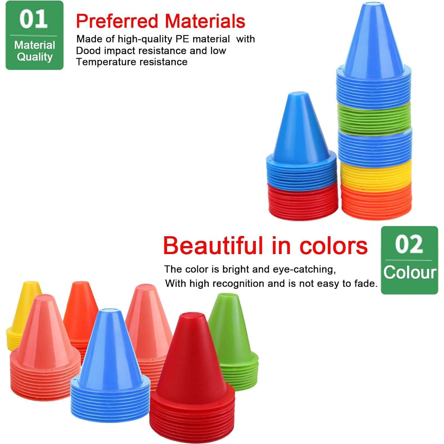 Conos de Entrenamiento OUKENS 10pcs 8.5 cm PE Colorido