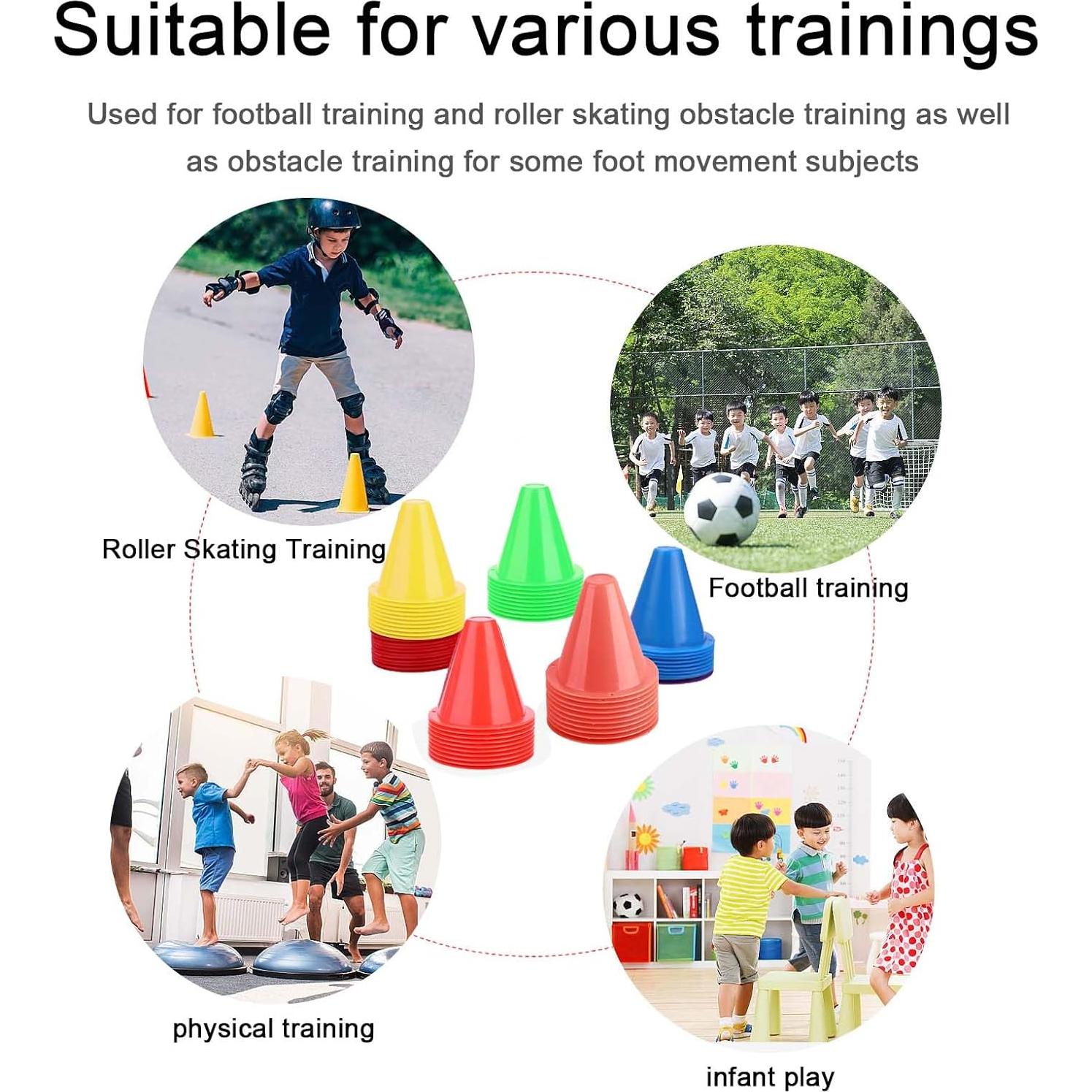 Conos de Entrenamiento OUKENS 10pcs 8.5 cm PE Colorido