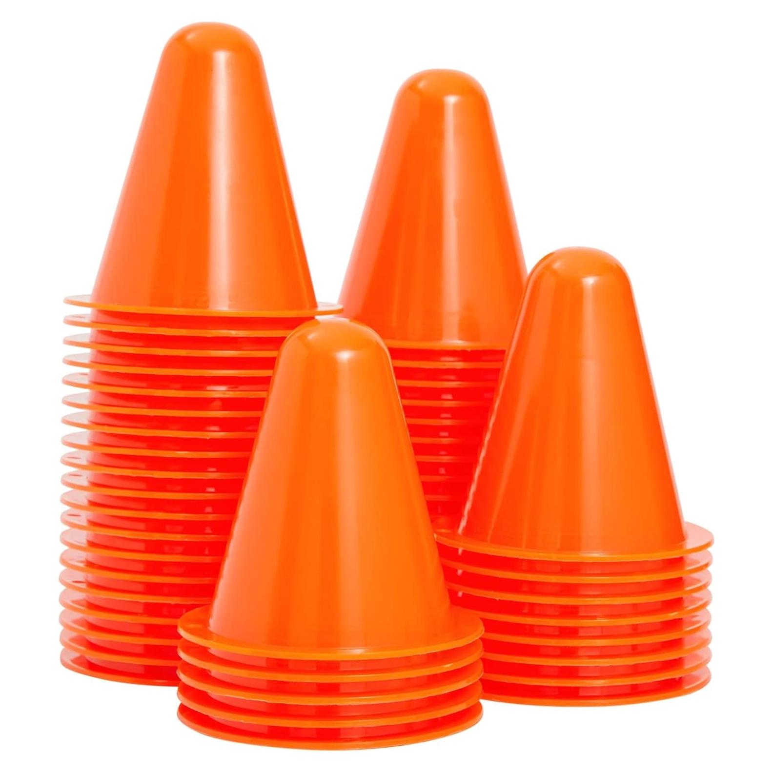 Conos de Seguridad Mini Maplefield - 7.87 cm Naranja, Paquete 50