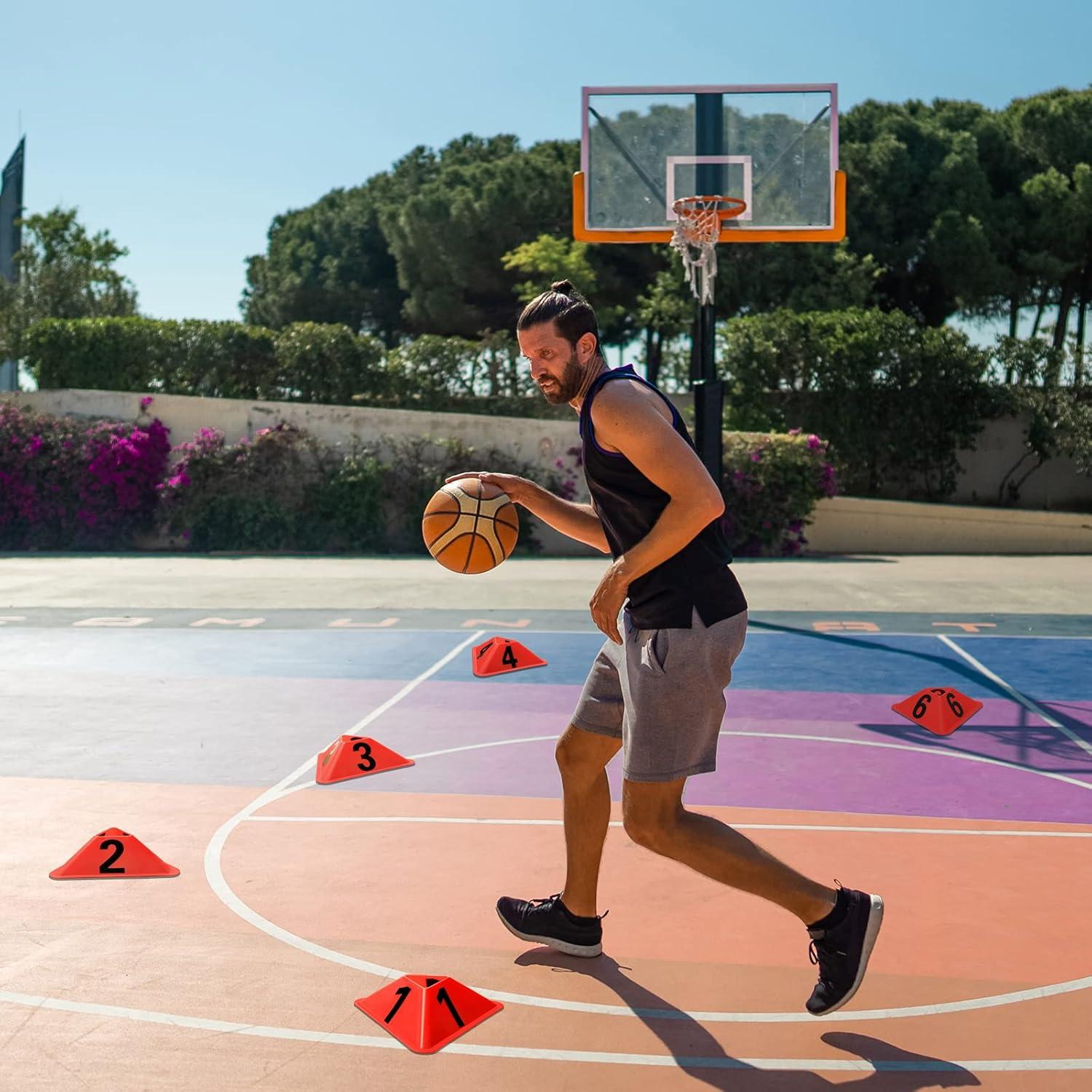 Conos de Entrenamiento Cindeer 24 Piezas Naranja 17.78cm