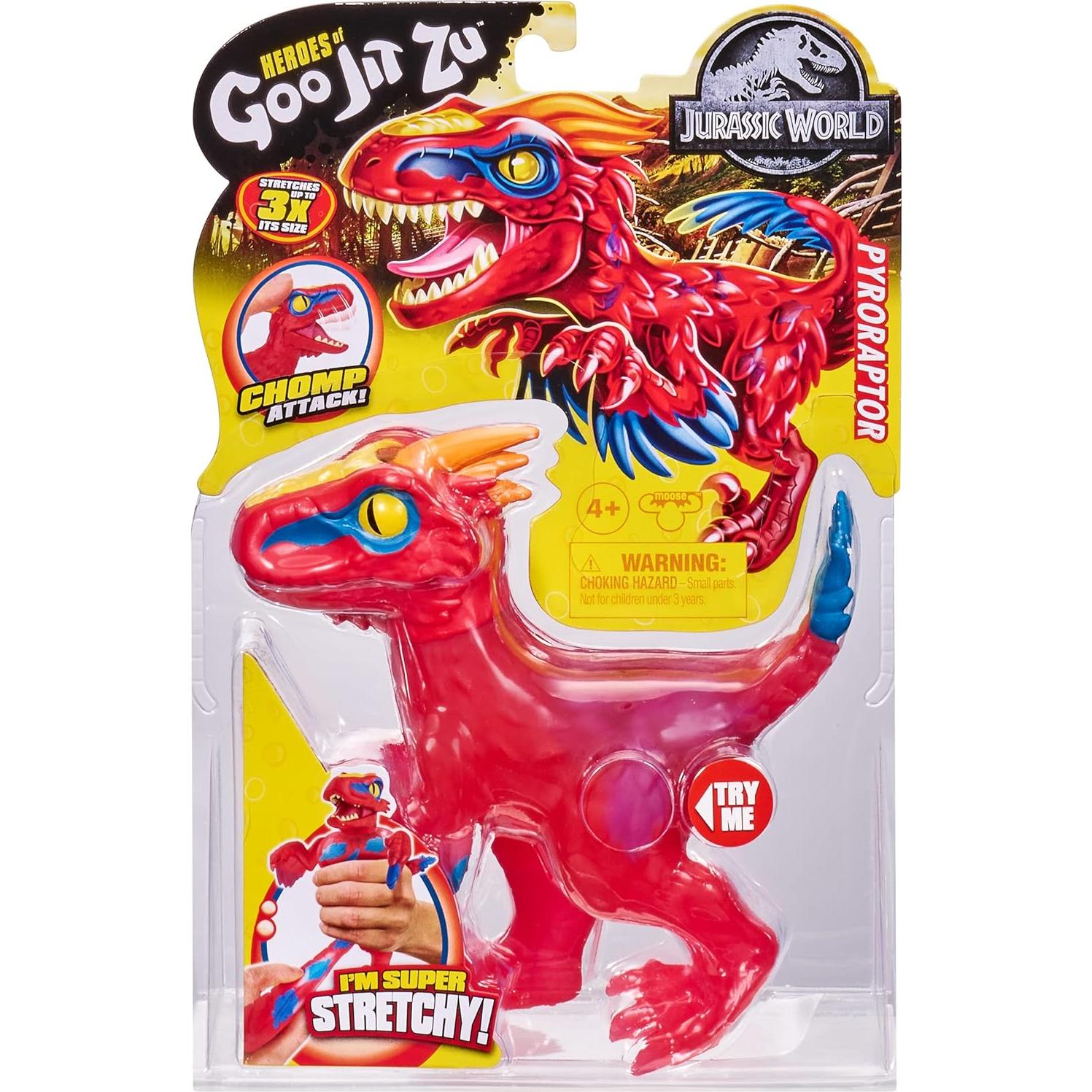 Héroes Estirables Goo Jit Zu Pyroraptor 5.21x17.37cm