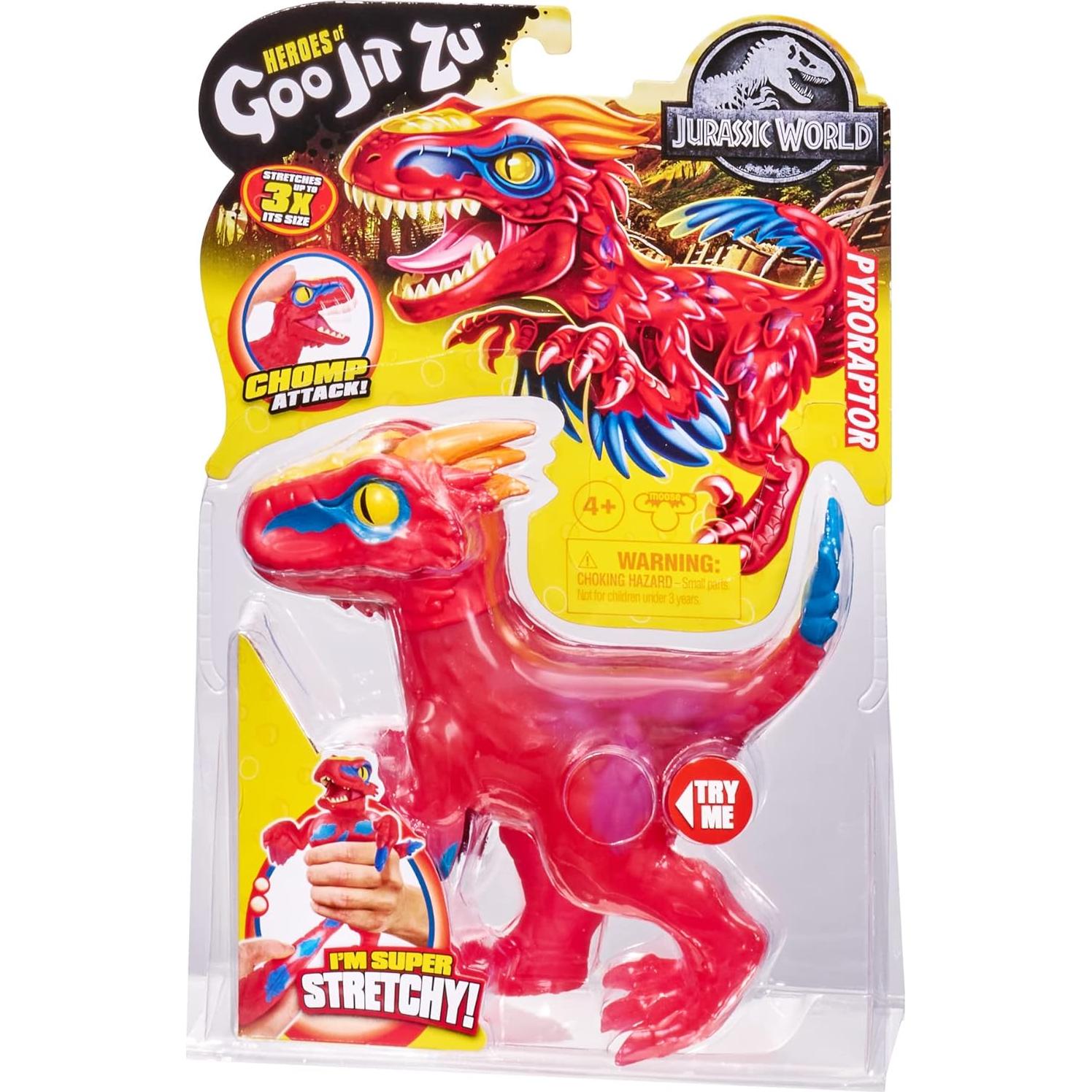 Héroes Estirables Goo Jit Zu Pyroraptor 5.21x17.37cm