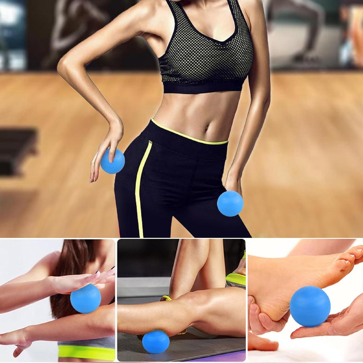 Bola de Masaje WOVTE 6.3 cm para Alivio Muscular y Yoga