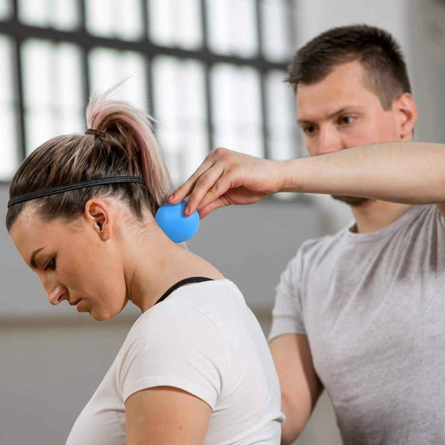 Bola de Masaje WOVTE 6.3 cm para Alivio Muscular y Yoga