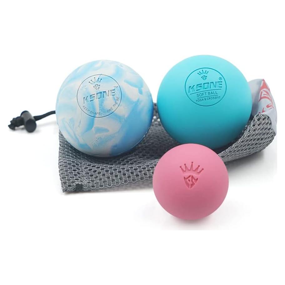 Set de 2 Pelotas de Masaje Lacrosse KSONE - Dura y Suave