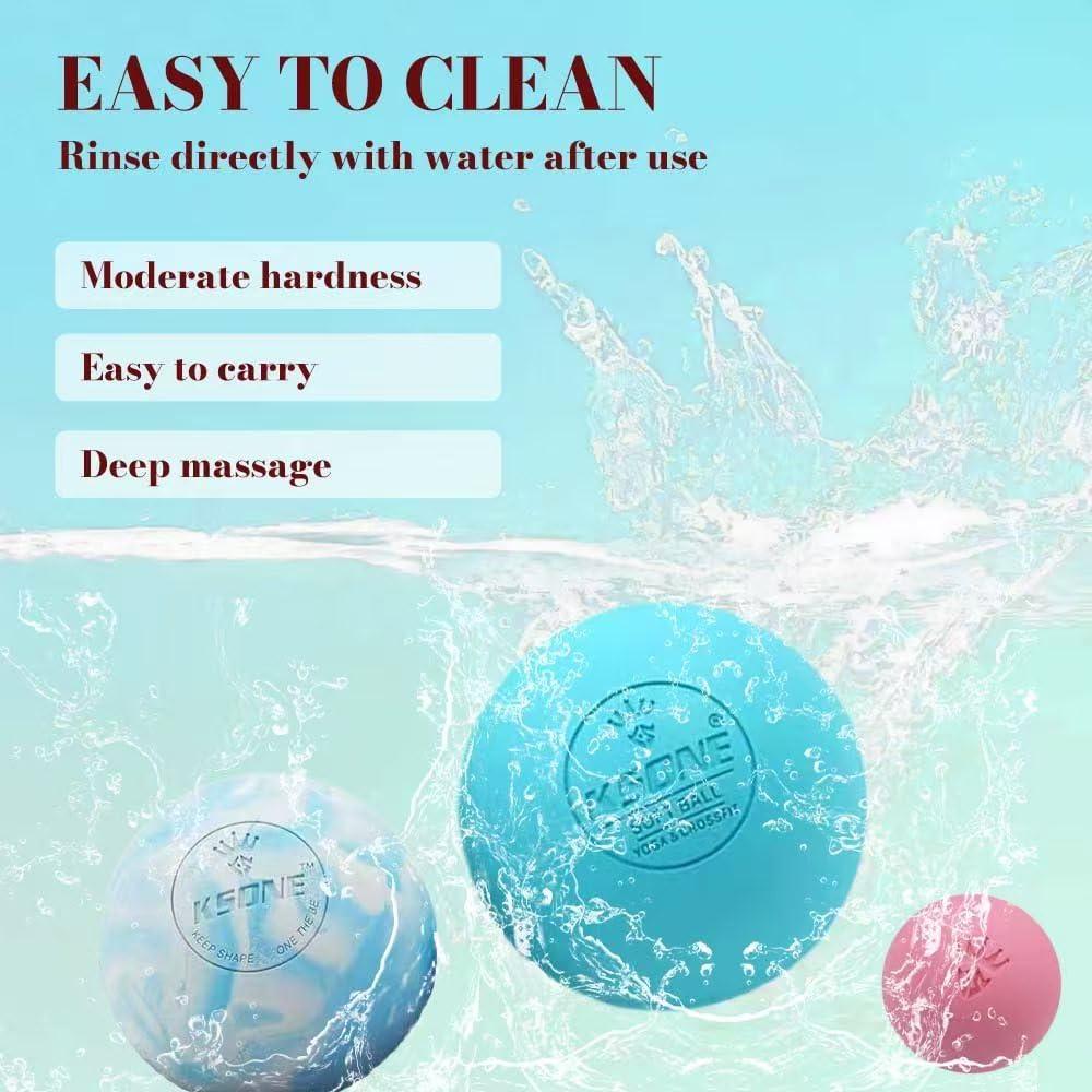 Set de 2 Pelotas de Masaje Lacrosse KSONE - Dura y Suave
