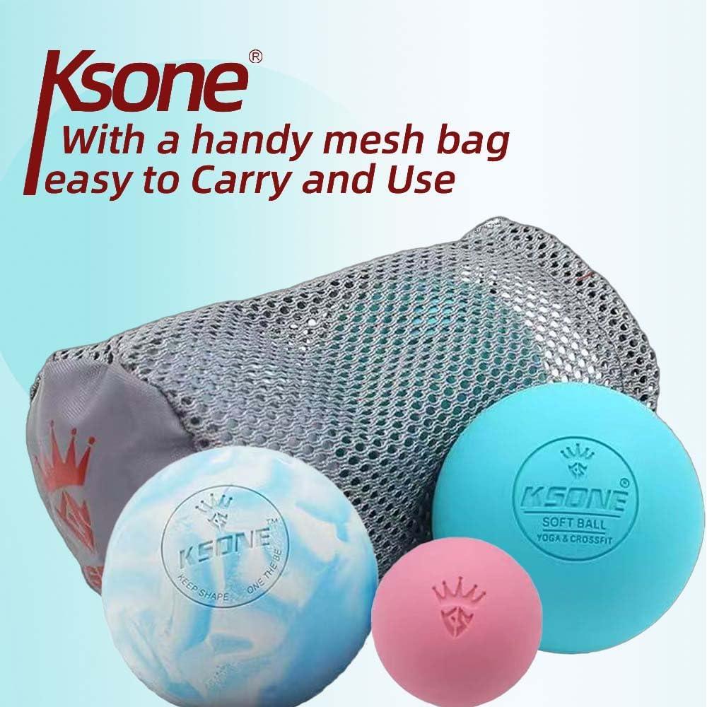 Set de 2 Pelotas de Masaje Lacrosse KSONE - Dura y Suave
