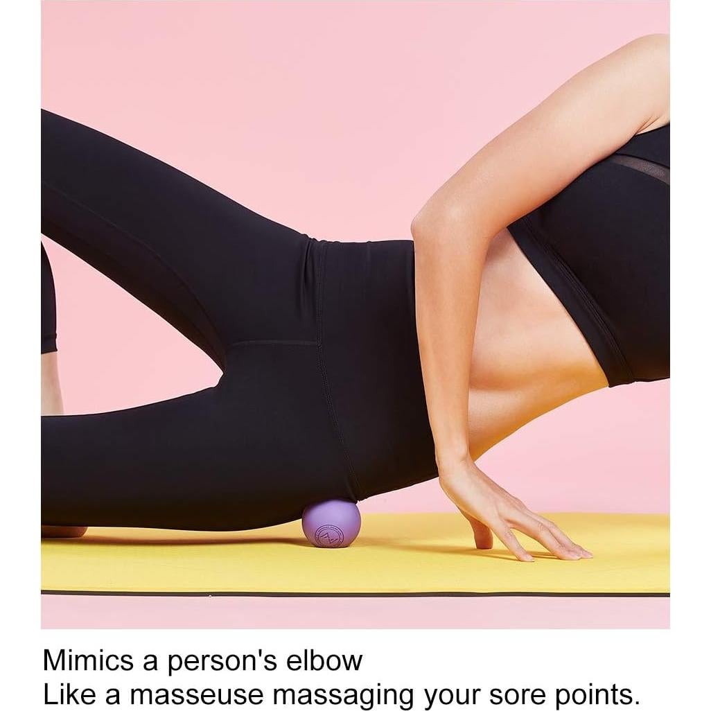 Pelota de Masaje Lacrosse FITZELAR 6.5 cm Alivio Dolor Muscular