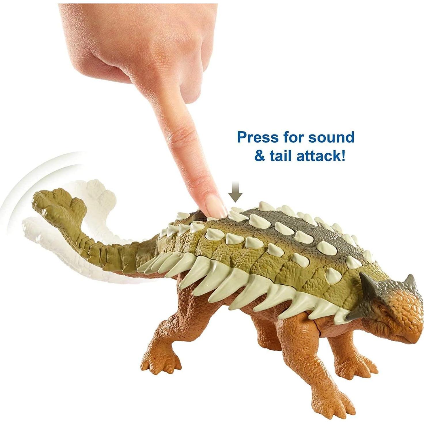 Figura de Acción Jurassic World Ankylosaurus Mattel