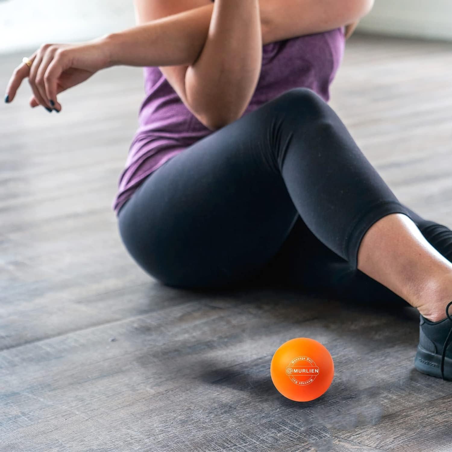 Bola de Masaje MURLIEN Naranja 6 cm para Alivio Muscular