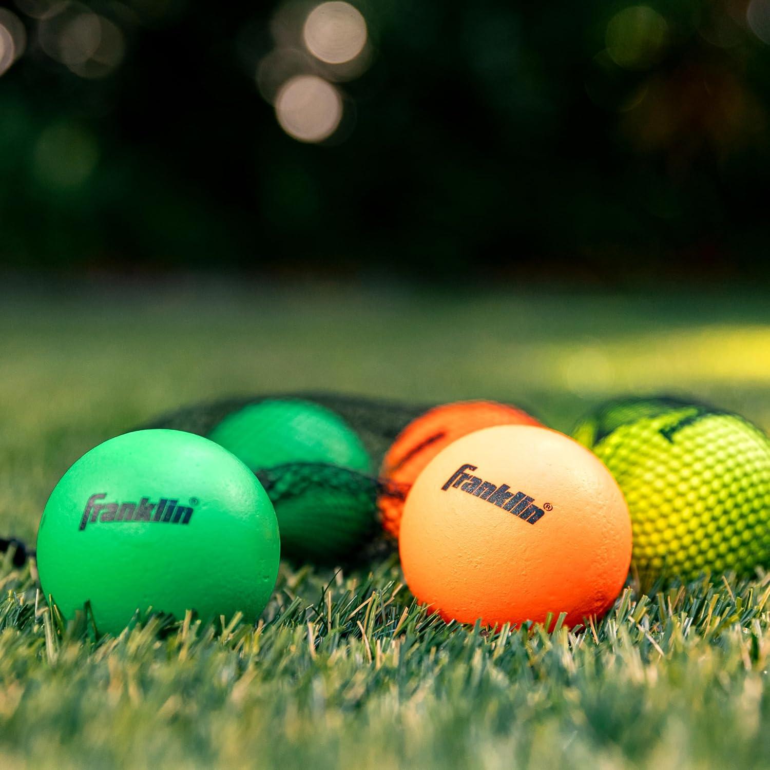 Pelotas de Lacrosse Franklin Sports - Paquete de 6 para Niños