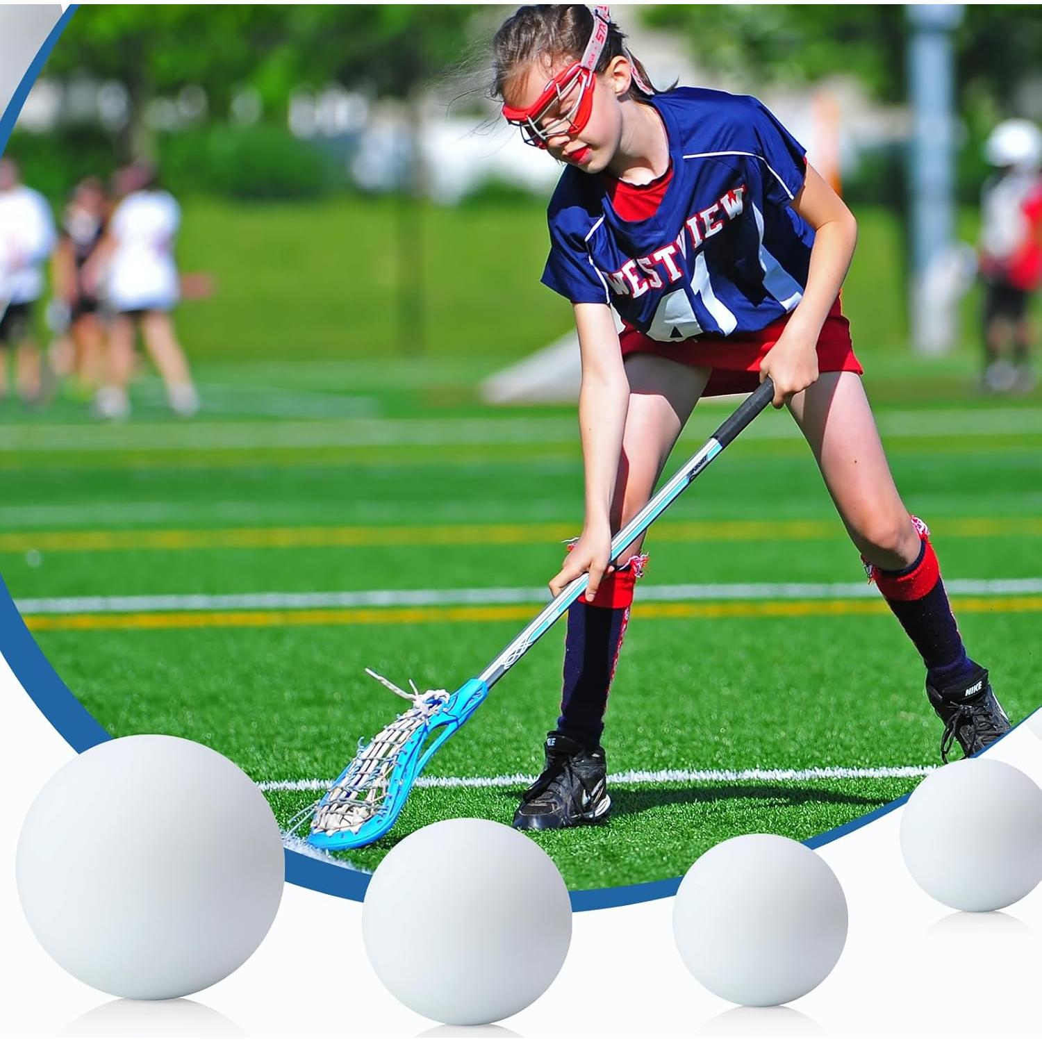 Pelotas de Lacrosse Sosation 50 Piezas 6.35 cm Goma Suave