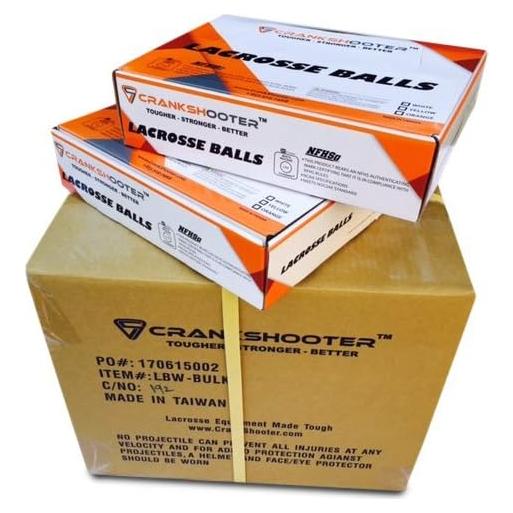 Pelotas de Lacrosse CrankShooter Amarillo 120 Unidades