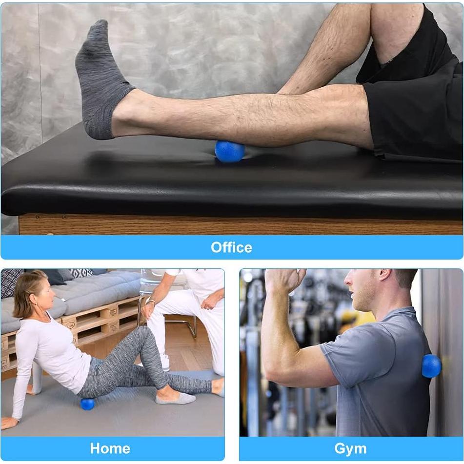 Juego de Pelotas de Masaje URAQT 2 Piezas para Terapia Física