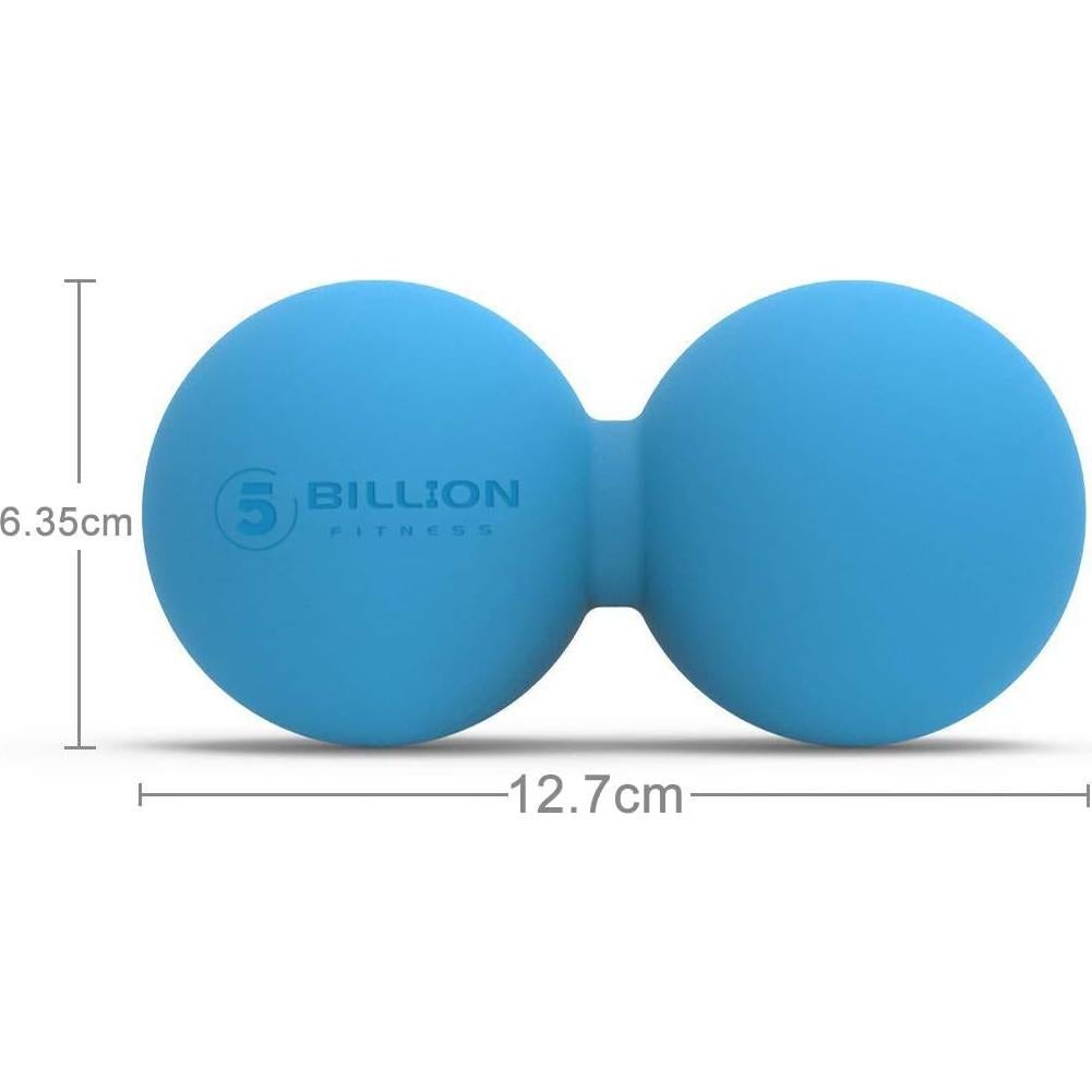 Bola de Masaje Doble 5BILLION FITNESS - Cacahuate 12.7 cm