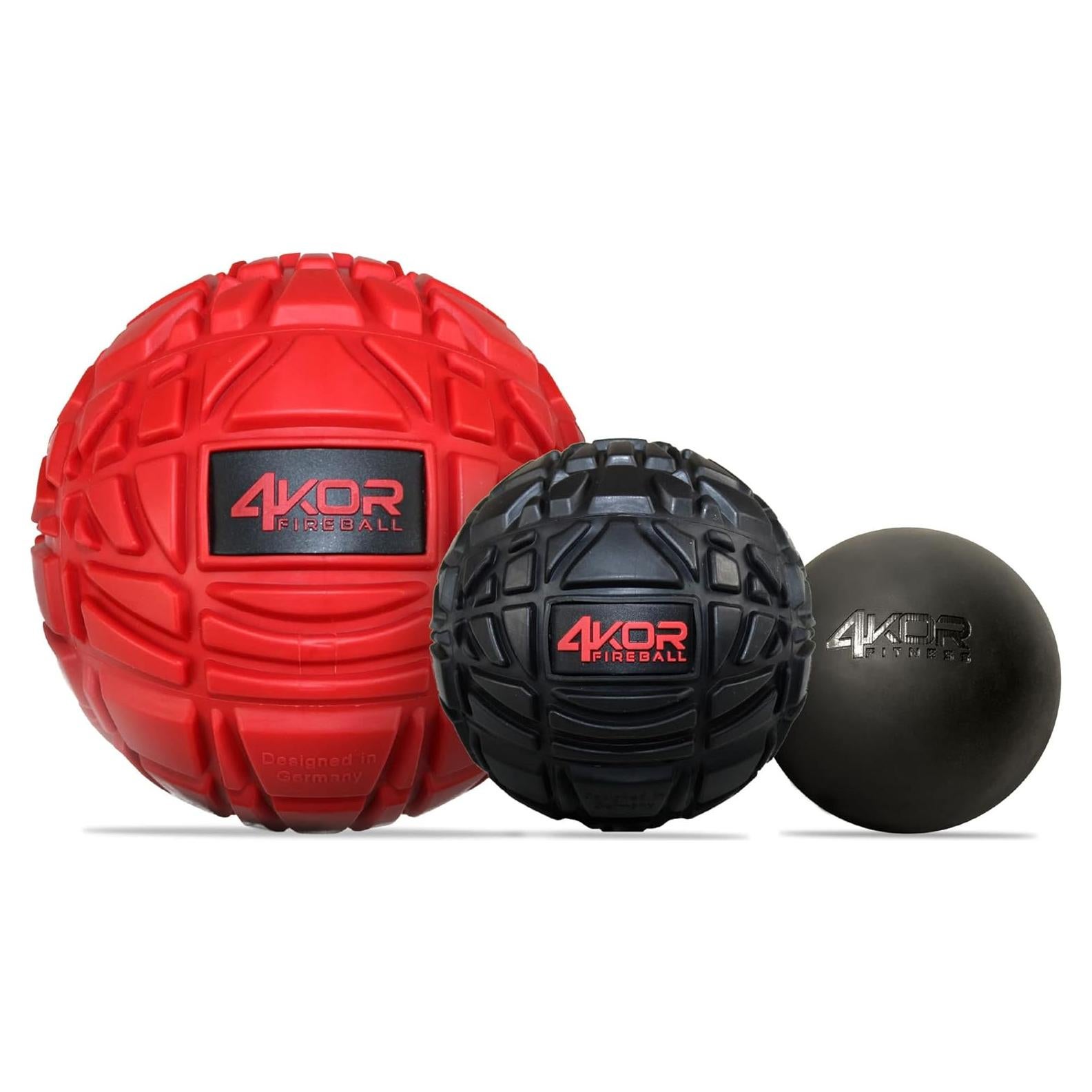 Set de Bolas de Masaje 4KOR para Alivio Muscular - Terapia Miofascial