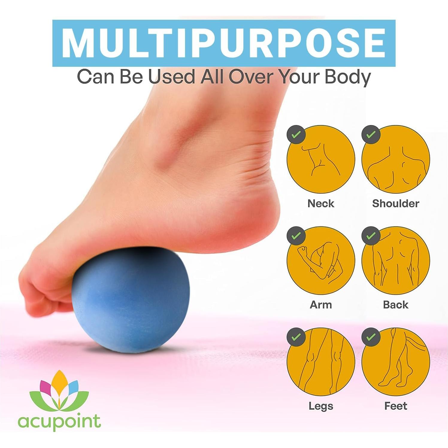 Juego de Pelotas de Masaje Acupoint - Terapia Física 2 Unidades