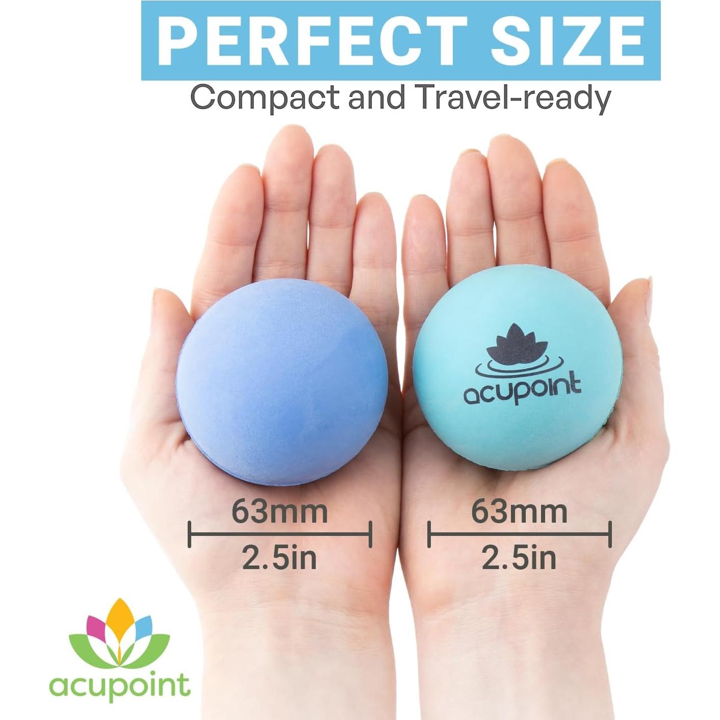 Juego de Pelotas de Masaje Acupoint - Terapia Física 2 Unidades