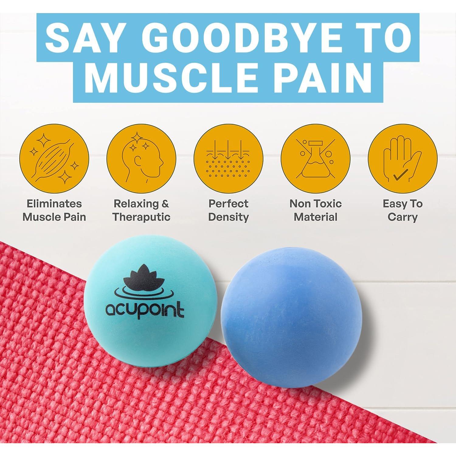 Juego de Pelotas de Masaje Acupoint - Terapia Física 2 Unidades