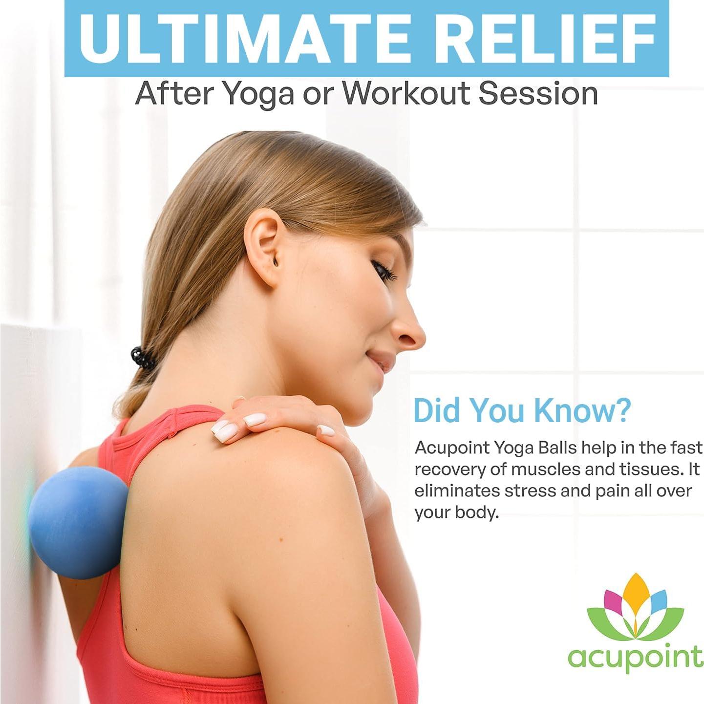 Juego de Pelotas de Masaje Acupoint - Terapia Física 2 Unidades