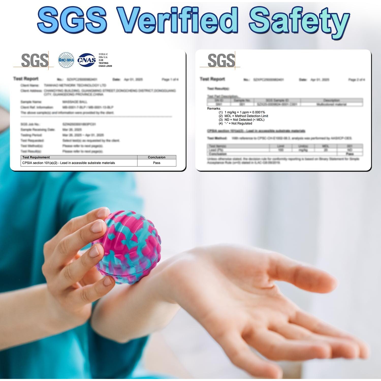 Bola de Masaje Miofascial Coniflor 7.1 cm Alivio Muscular