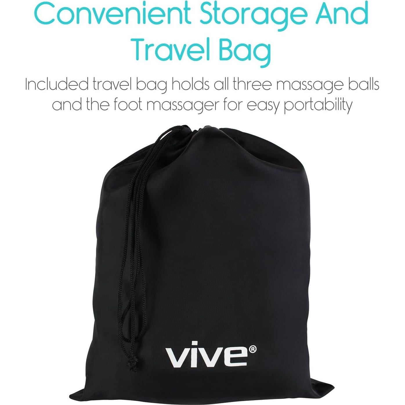 Juego de Pelotas de Masaje Vive - Alivio Fascitis Plantar 4 Pzas