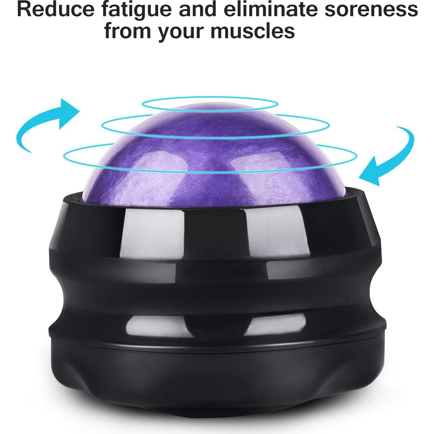 Rodillo de Masaje Manual Solacium - Alivio Muscular y Estrés