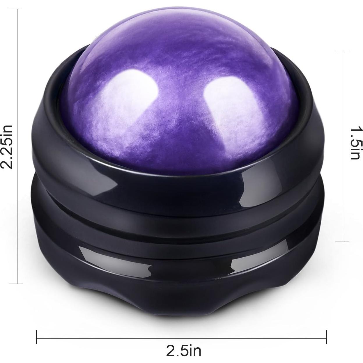 Rodillo de Masaje Manual Solacium - Alivio Muscular y Estrés