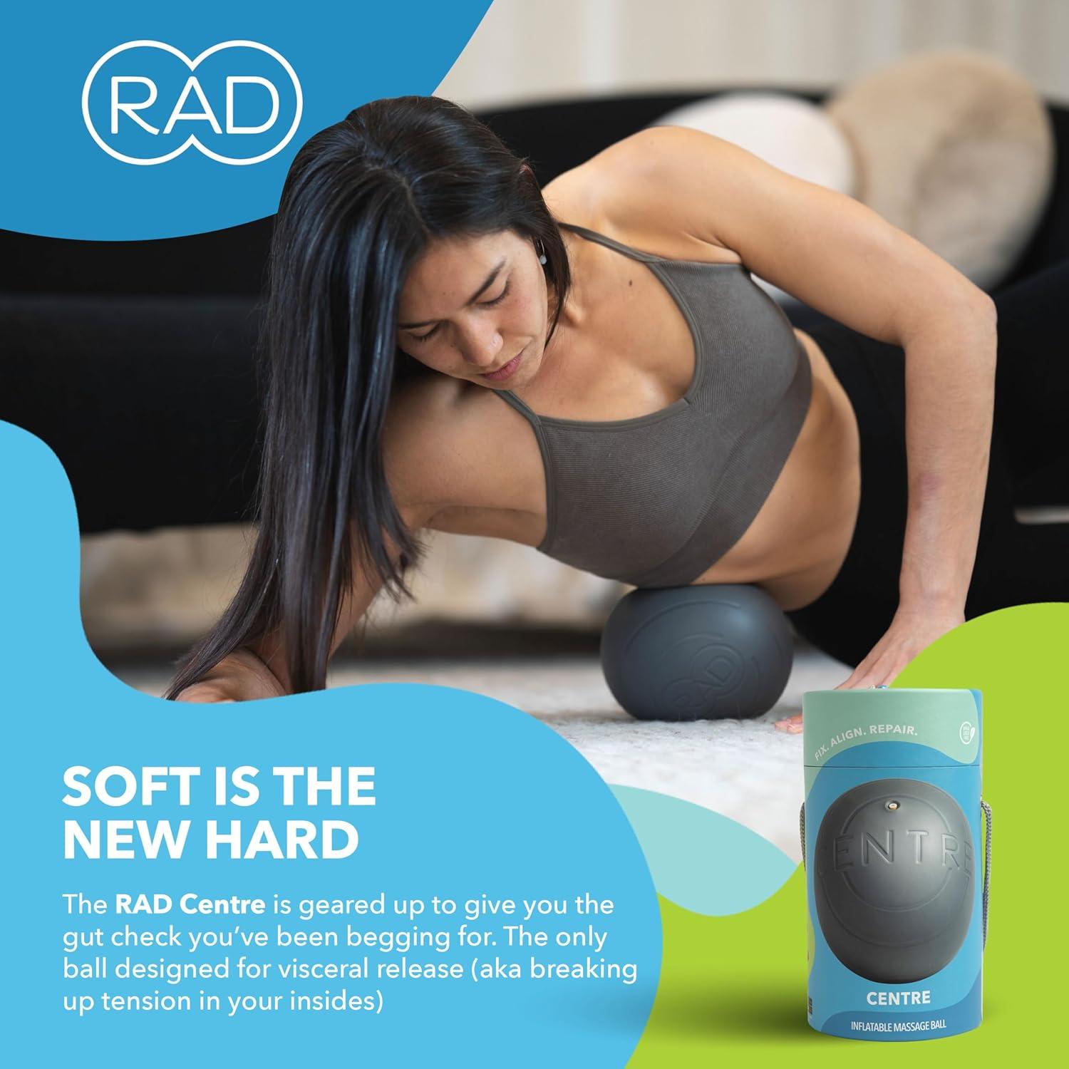 Bola de Masaje Miofascial RAD Centre 17.8 cm - Alivio Muscular