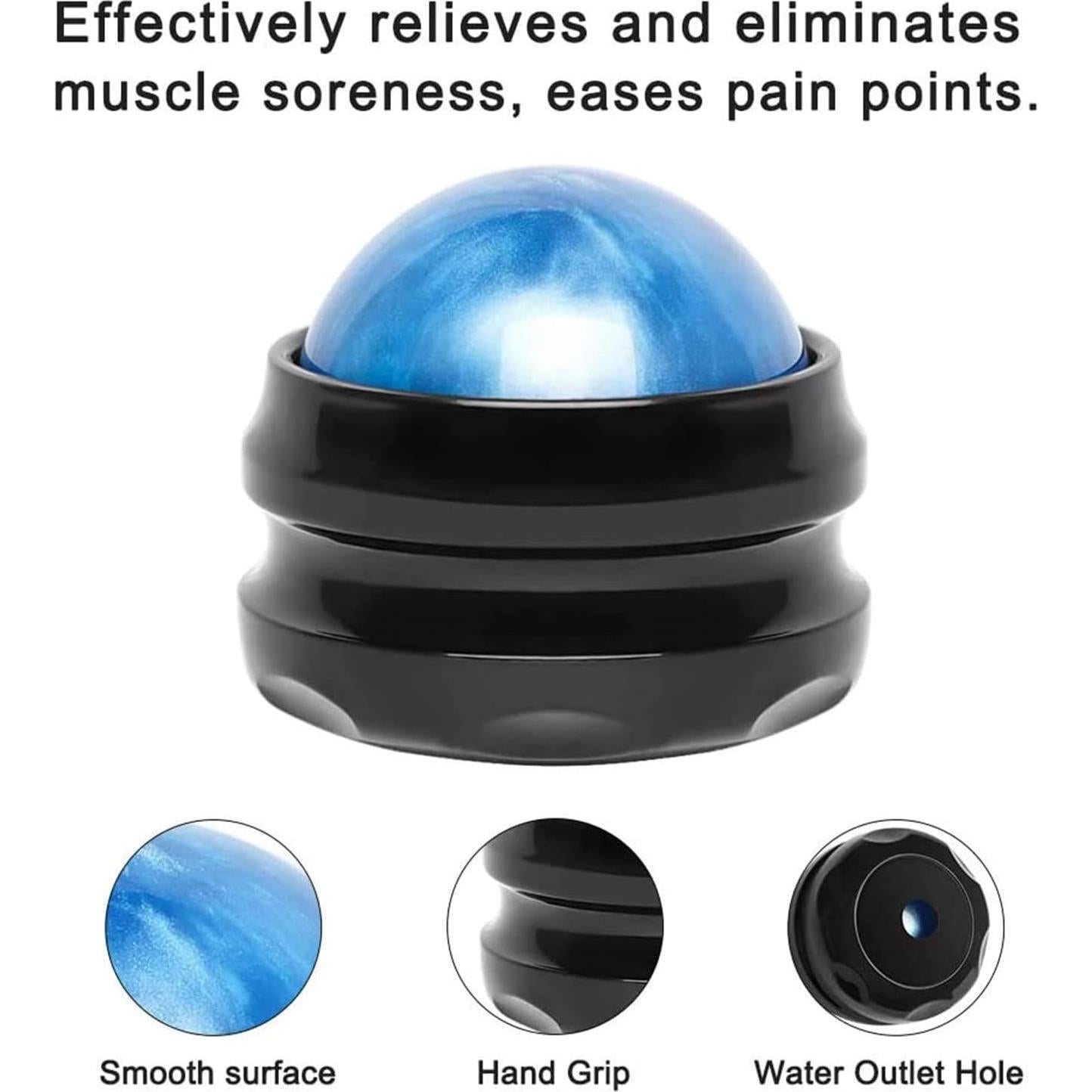 Bola de Masaje WOVTE 5.4 cm para Alivio Muscular Azul