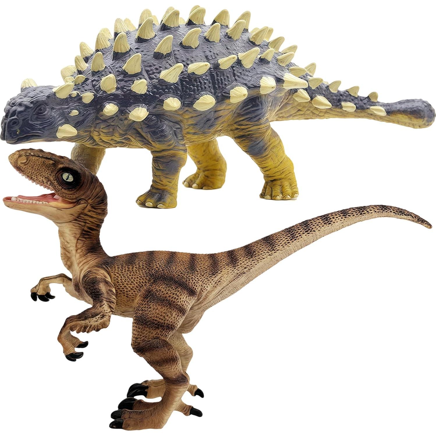 Figuras de Dinosaurios Gemini&Genius 2 Piezas Realistas