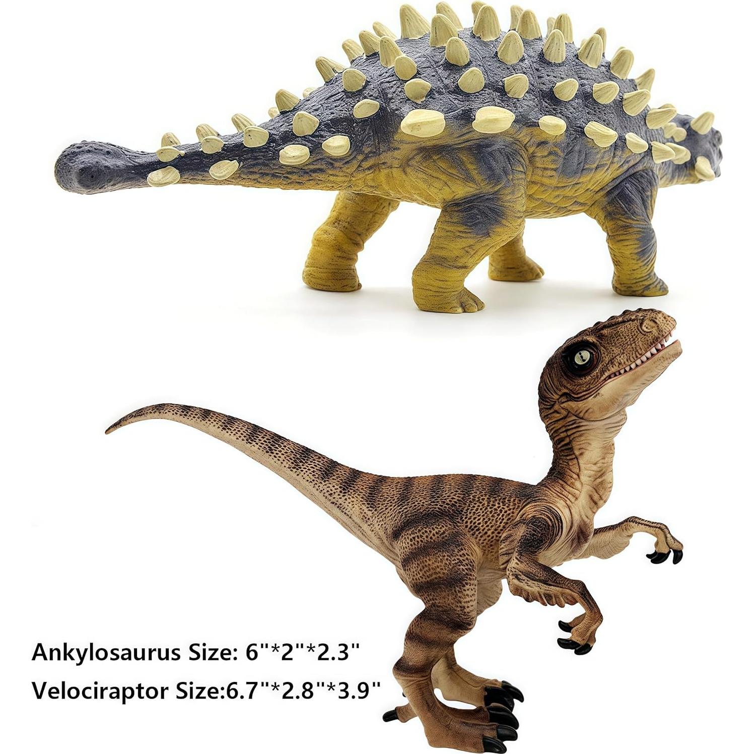 Figuras de Dinosaurios Gemini&Genius 2 Piezas Realistas