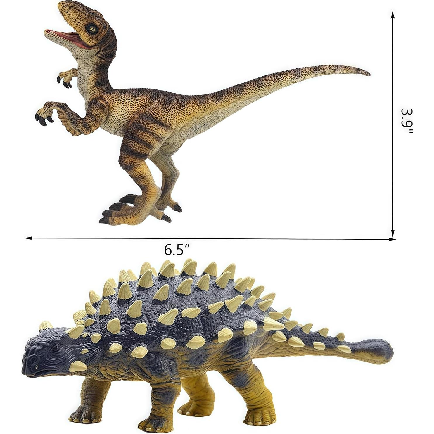 Figuras de Dinosaurios Gemini&Genius 2 Piezas Realistas