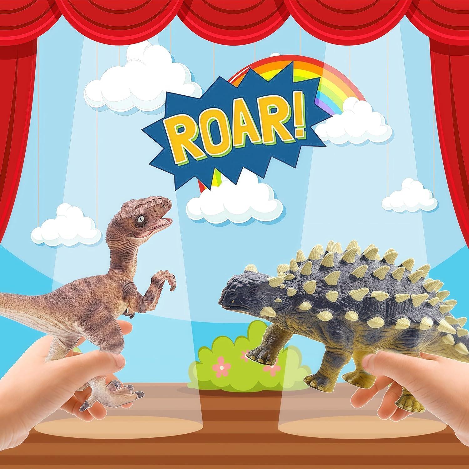 Figuras de Dinosaurios Gemini&Genius 2 Piezas Realistas