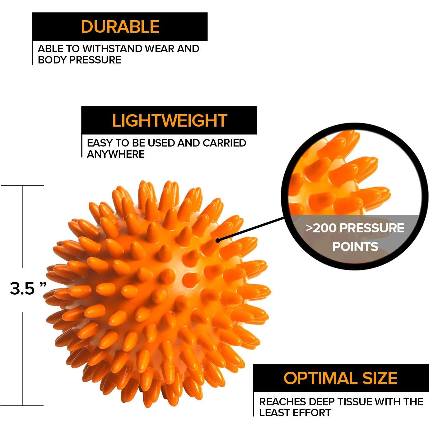 Pelotas de Masaje Espinosas Octorox - Firme, Mediana y Suave