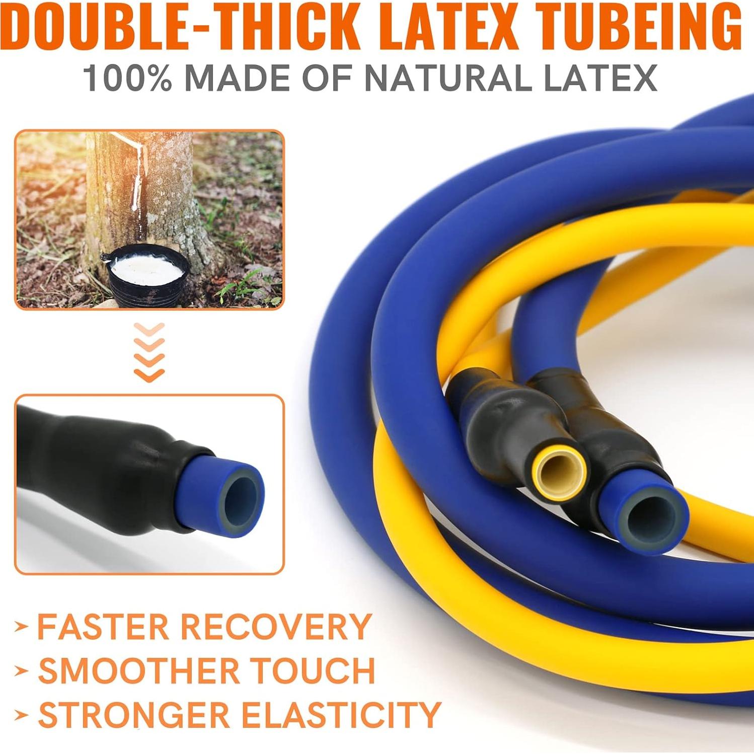 Bandas de Resistencia Aihoye 105LBS con Accesorios para Ejercicio