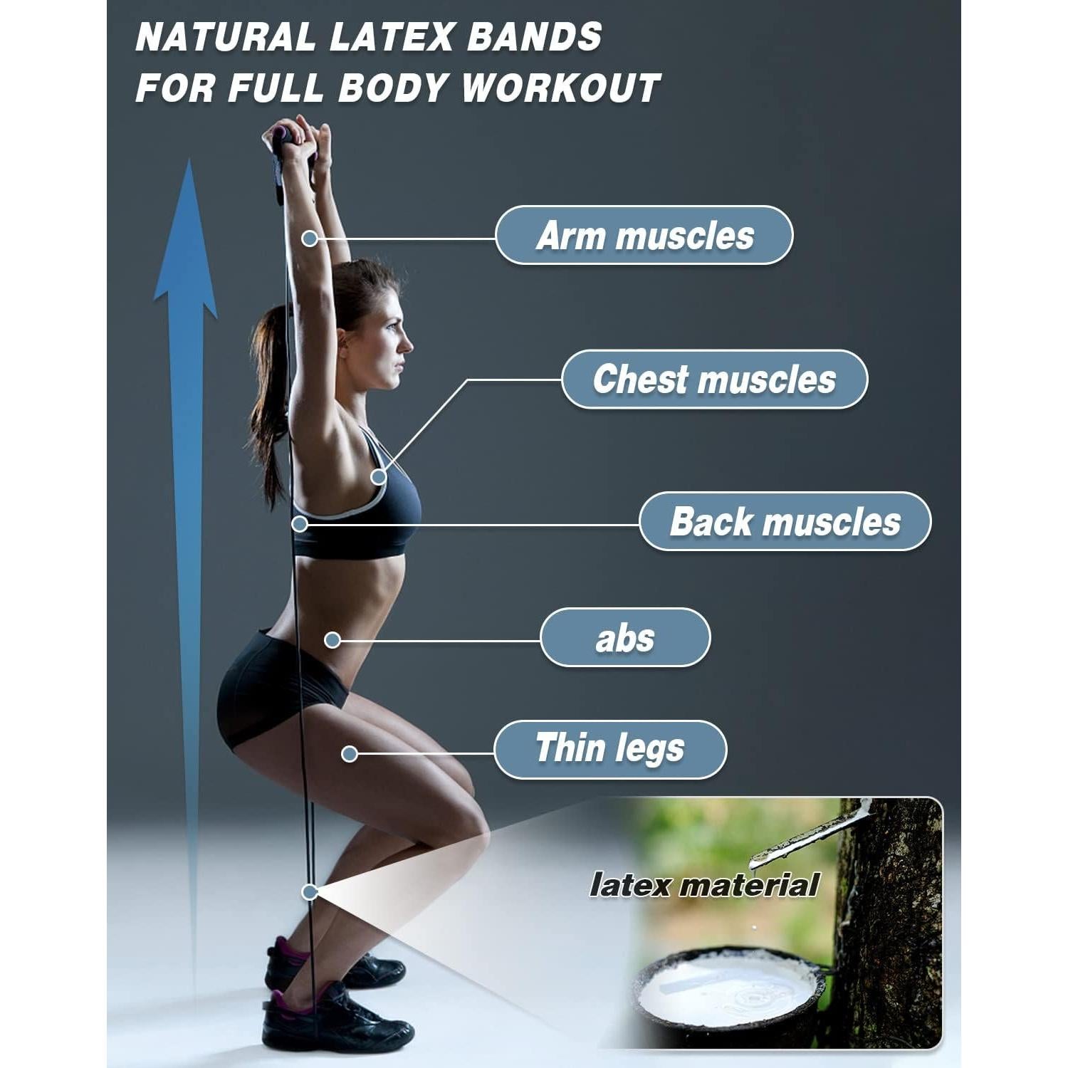 Correa de Anclaje para Puerta Brebebe - Bandas de Resistencia 9-13.6 kg