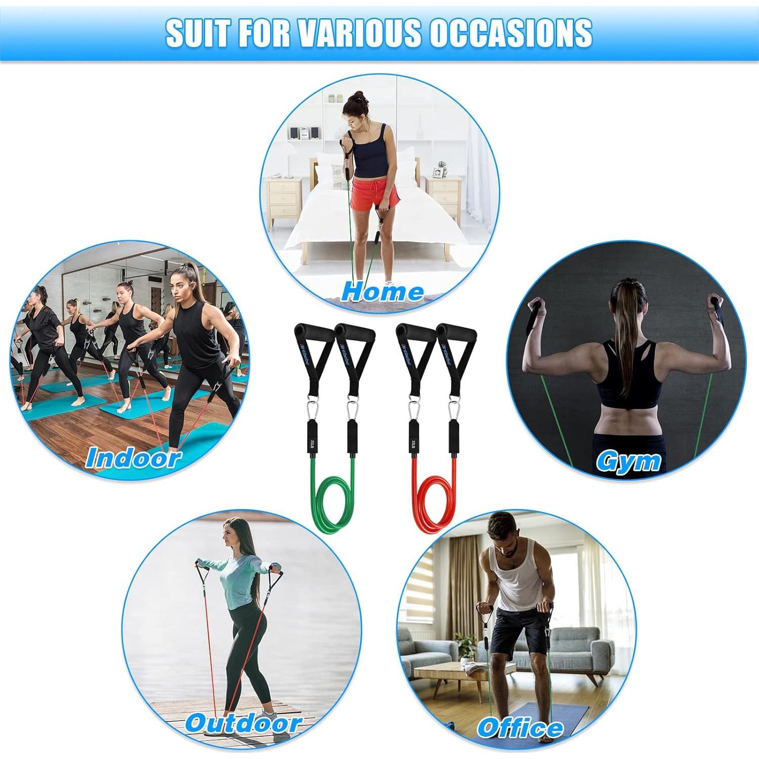 Correa de Anclaje para Puerta Brebebe - Bandas de Resistencia 9-13.6 kg