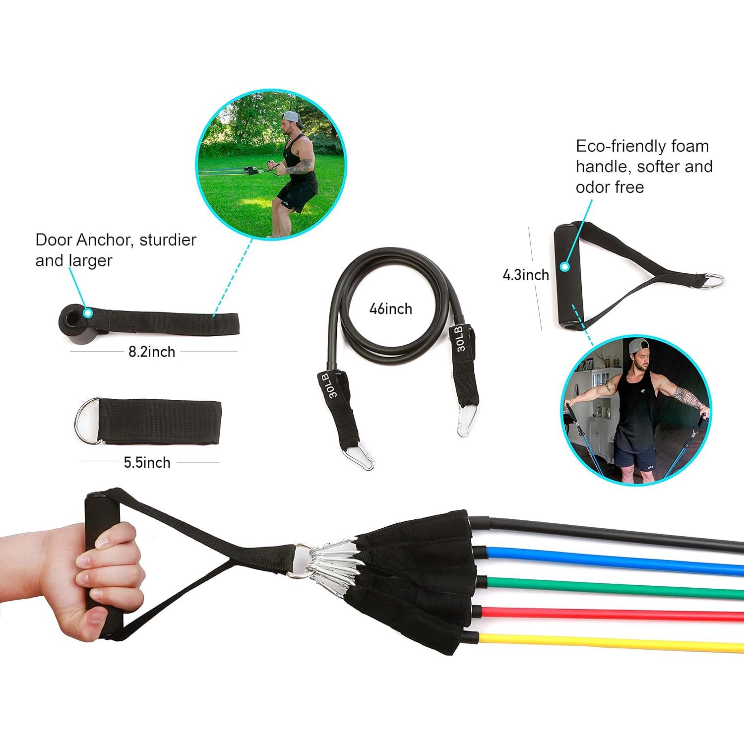 Conjunto de Bandas de Resistencia FLEXI MUSCLES 100 LBS