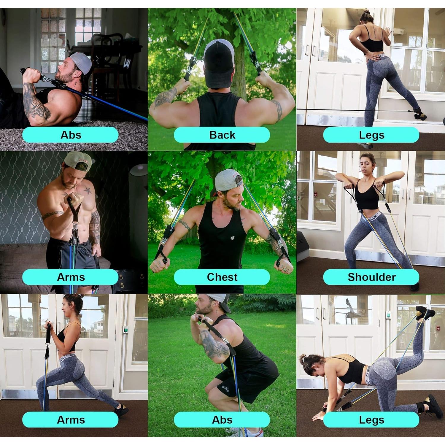 Conjunto de Bandas de Resistencia FLEXI MUSCLES 100 LBS