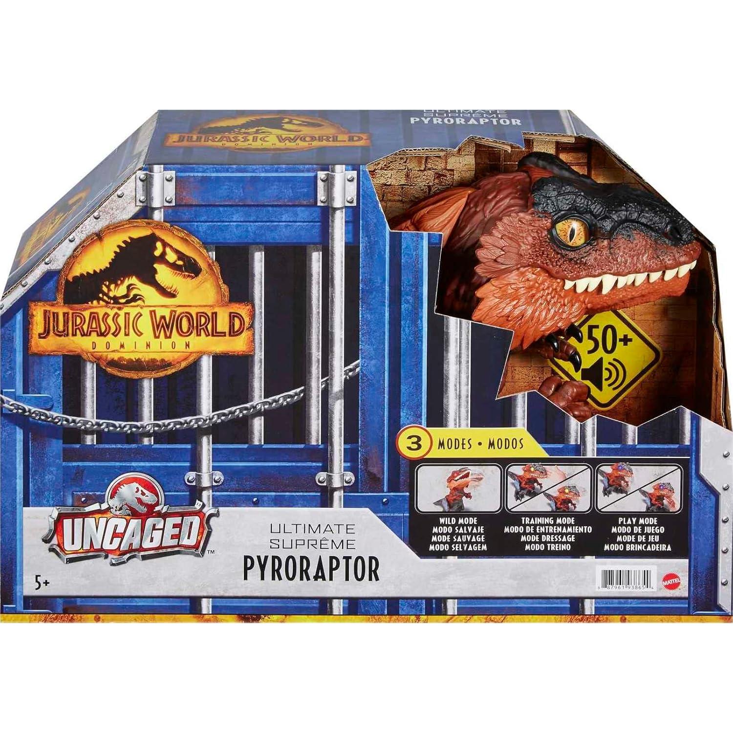 Jurassic World Pyroraptor Mattel Juguete Interactivo 1,19 kg