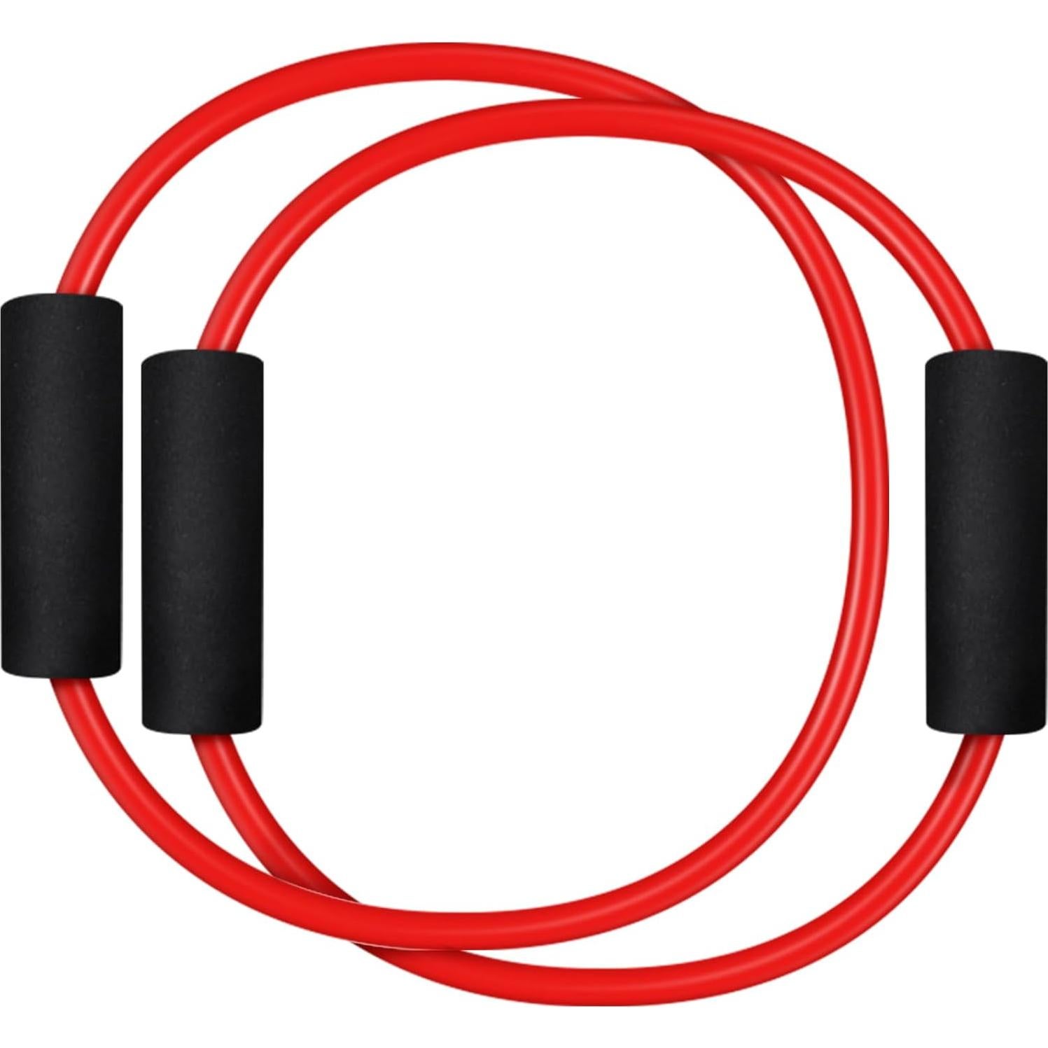 Banda de Resistencia Doble Tubo Seenelling Roja 70 cm